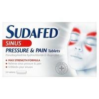 Sudafed Sinus Pressure & Pain Tablets 24s