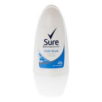 sure women cool blue anti perspirant deodorant roll on