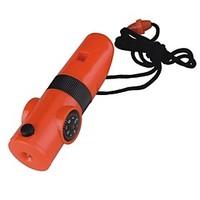 Survival Whistle Hiking Multi Function / Whistle Plastic Orange