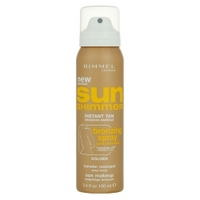 Sunshimmer Instant Tan Bronzing Spray Golden Sun Makeup 100ml