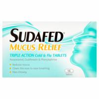 Sudafed Mucus Relief Tablets x 16
