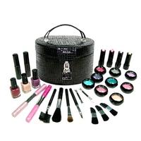 Sugar & Spice Paddlock Black Round Makeup Case