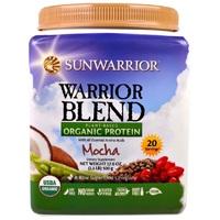 sunwarrior warrior blend raw protein mocha 500g