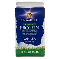 sunwarrior classic protein raw vegan vanilla 1kg