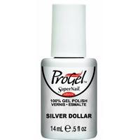 SuperNail Progel UV Nail Polish - Silver Dollar (14ml)