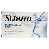 Sudafed Decongestant Tablets 12 Pack