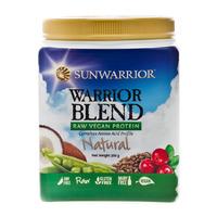 sunwarrior warrior blend raw protein natural 500g