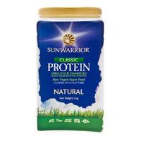 sunwarrior classic protein raw vegan natural 1kg