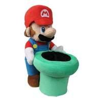 Super Mario Warp Pipe Plush 23 Cm