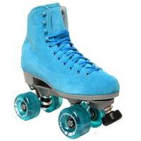 Sure-Grip Boardwalk Suede Quad Roller Skates- Malibu Blue