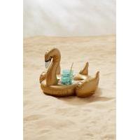 Sunnylife Golden Swan Pool Float Drink Holder, GOLD