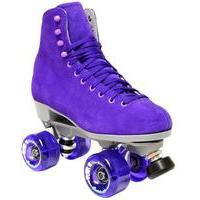 Sure-Grip Boardwalk Suede Quad Roller Skates -Jasmine Purple