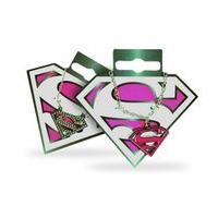 Superwoman Necklace Pink