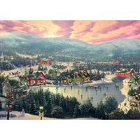 sunset on snowflake lake jigsaw puzzle 1000 pieces