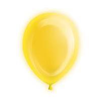Sunburst Yellow Light Up Balloons 5 Pack