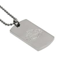 Sunderland Engraved Dog Tag And Chain