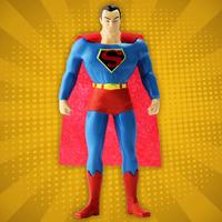 Superman Figurine Bendable Keychain