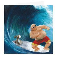 Surfs Up Humorous Card