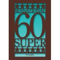 Super 60 | Personalised Birthday Card