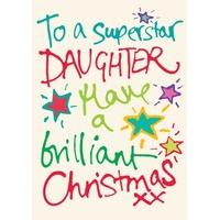 Superstar Daughter Christmas| Christmas Card |LL1130