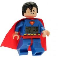 superman dc super heroes minifigure clock