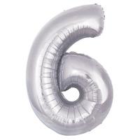 Supershape Silver Number 6 Heliu...