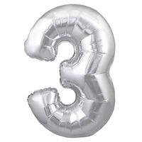 Supershape Silver Number 3 Heliu...