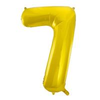 Supershape Gold Number 7 Helium Balloon
