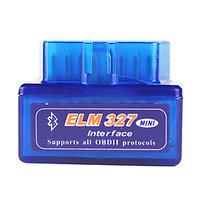 Super Mini ELM327 Bluetooth OBD2 V1.5 Car Diagnostic Interface Tool - Blue