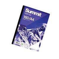Summit Refill Pad Feint Ruled with Margin 60gsm 160pp A4 White Ref 100080234 [Pack 5]