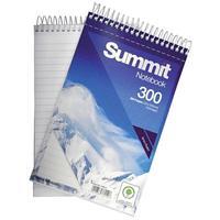 Summit Notebook Wirebound Headbound 60gsm 300pp 125x200mm Ref 100080210 [Pack 5]