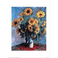 Sunflowers By Claude Monet