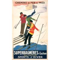 Superbagneres-Luchon Sports L\'Hiver By Leonetto Cappiello