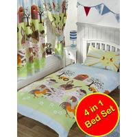 Sunshine Farm 4 in 1 Junior Bedding Bundle (Duvet + Pillow + Covers)