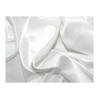 superior dull duchess satin dress fabric white