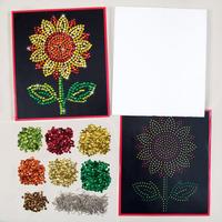 Sunflower Sequin Picture Kit (Pack of 10)