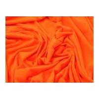 super bright stretch jersey dress fabric orange