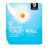 .Superdrug Toilet Roll 3 Ply x 9