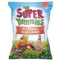 Super Yummies Pear & Berries Rice Cakes 40g