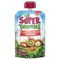 super yummies strawberry kiwi banana pouch 100g