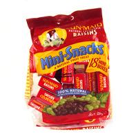 Sunmaid Raisin Mini Snacks 18 Pack
