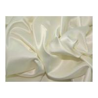 Superior Dull Duchess Satin Dress Fabric Ivory