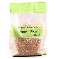 Suma Prepacks Organic Short Grain Brown Rice 500g
