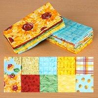 Sunny Yellow and Sunny Blue 100 Percent Fat Quarters 402993