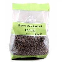 Suma Prepacks Organic Dark Speckled Lentils 500g