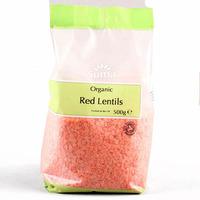 Suma Prepacks Organic Red Split Lentils 500g