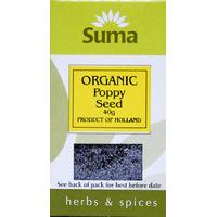 suma organic poppy seed blue 40g