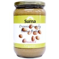 suma organic peanut butter crunchy unsalted 700g