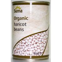 suma organic haricot beans 400g