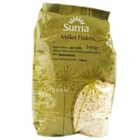 suma prepacks organic millet flakes 500g